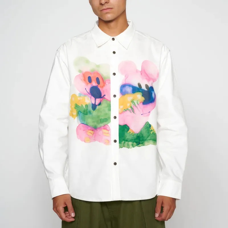 Brain Dead Shirts Unisex White-3