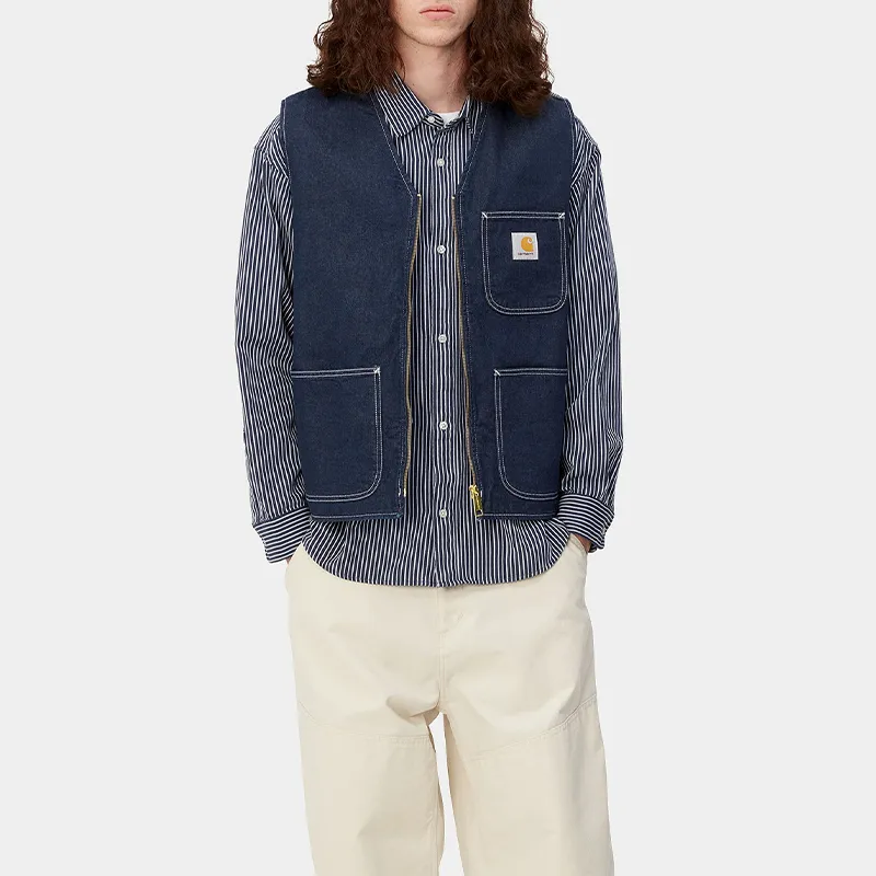 Carhartt WIP FW23 Tannin Series Vests Men Washed Blue-5