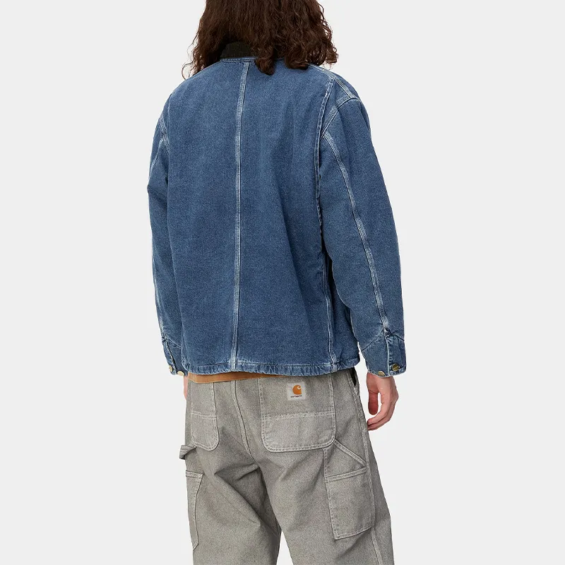 Carhartt WIP FW23 Tannin Series Denim Jackets Men Stonewashed Blue-6