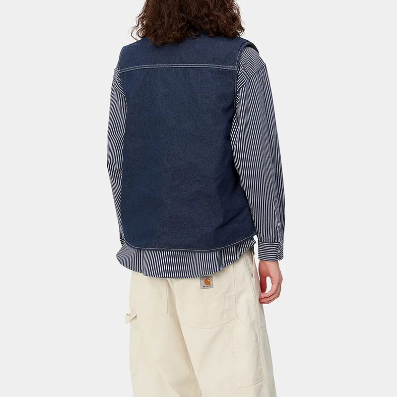 Carhartt WIP FW23 Tannin Series Vests Men Washed Blue-6