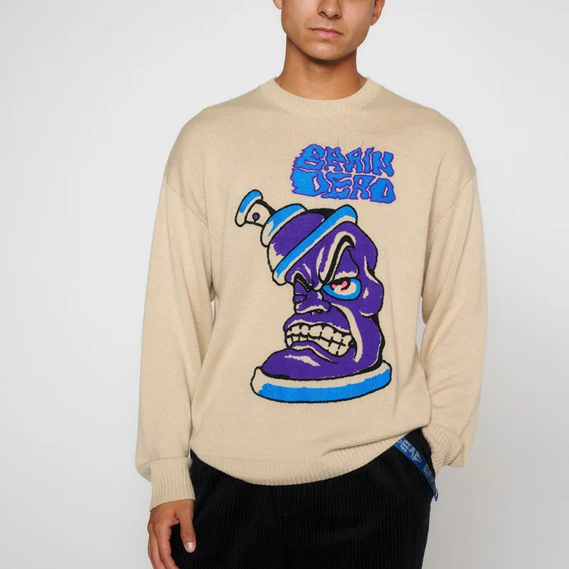 Brain Dead Spray Can Knitted Jumper-3