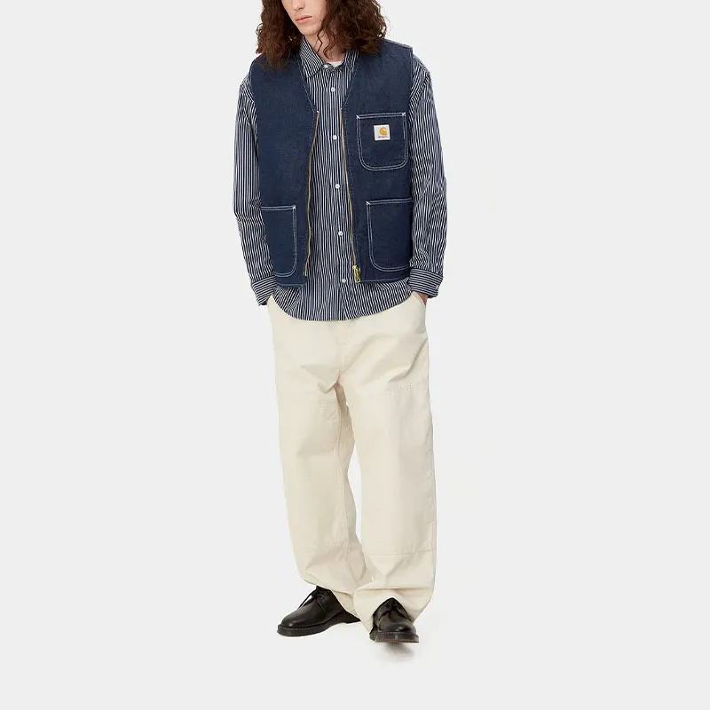 Carhartt WIP FW23 Tannin Series Vests Men Washed Blue-3