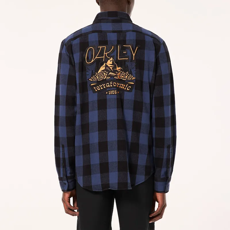 Oakley Shirts Men Blue-5