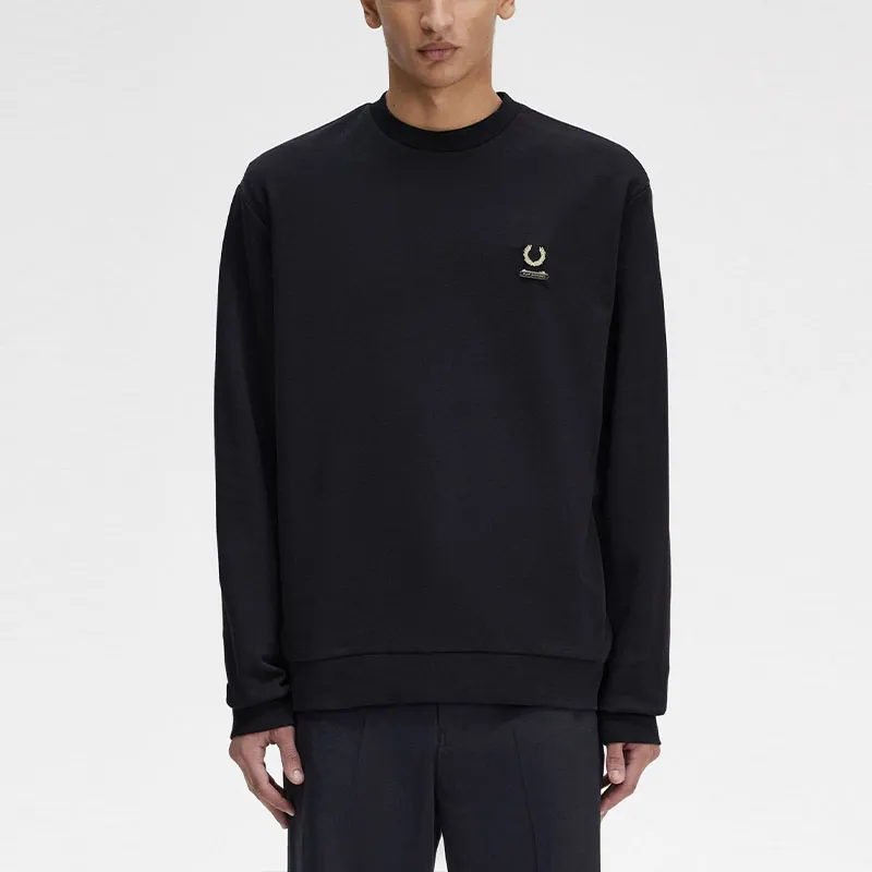 Raf Simons X FRED PERRY Sweatshirts Men Black-2