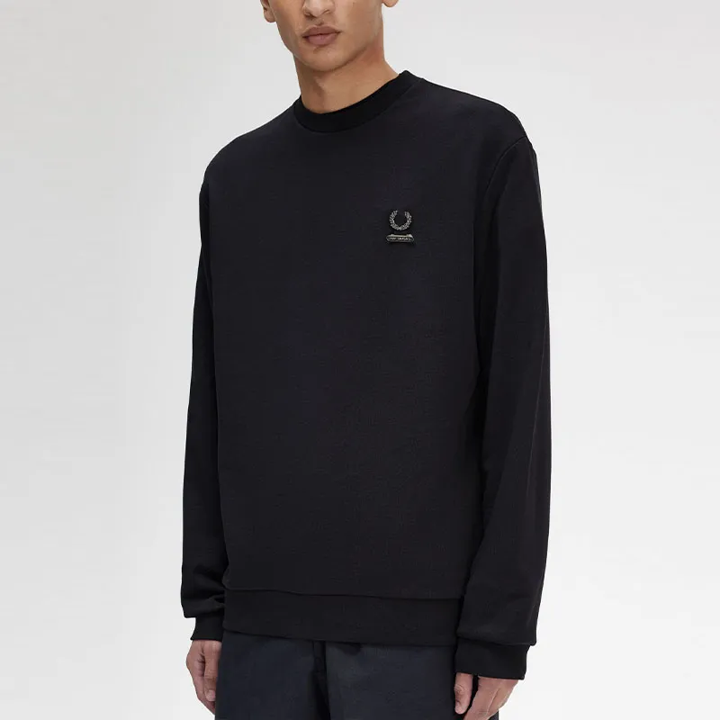 Raf Simons X FRED PERRY Sweatshirts Men Black-3
