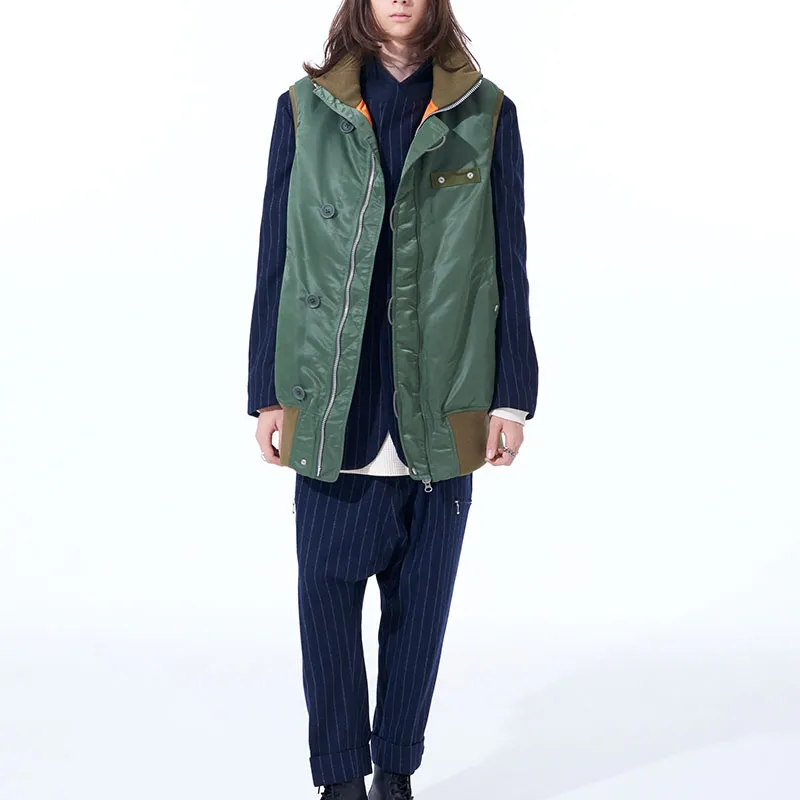 Yohji Yamamoto Vests Unisex Green-4