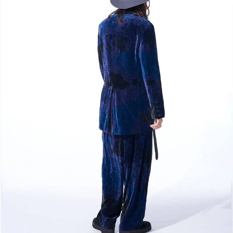 Yohji Yamamoto Jackets Unisex Blue-3