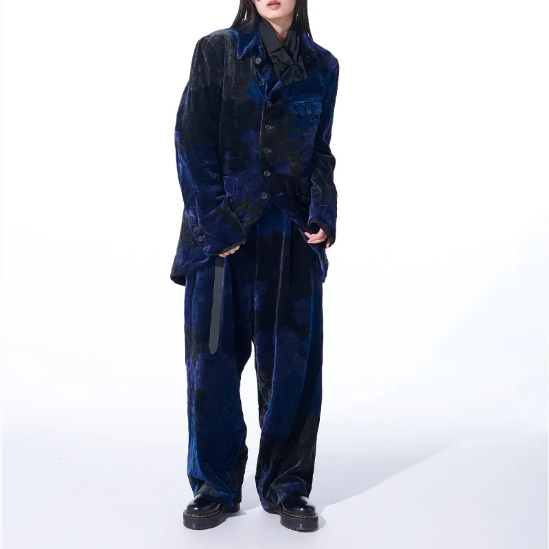 Yohji Yamamoto Jackets Unisex Blue-5