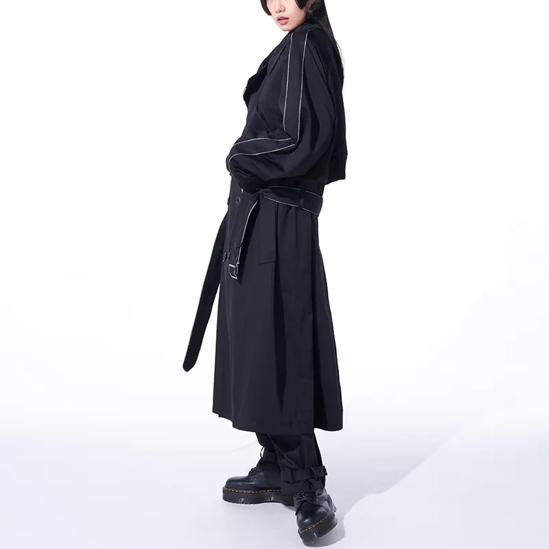 Yohji Yamamoto Coats Unisex Black-4