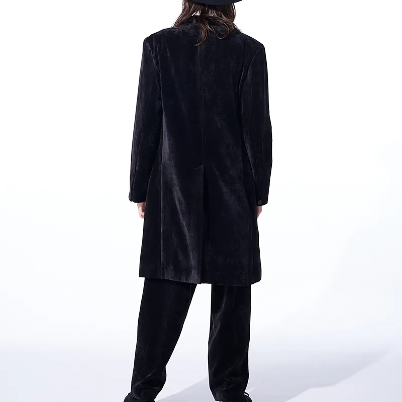 Yohji Yamamoto Coats Unisex Black-4
