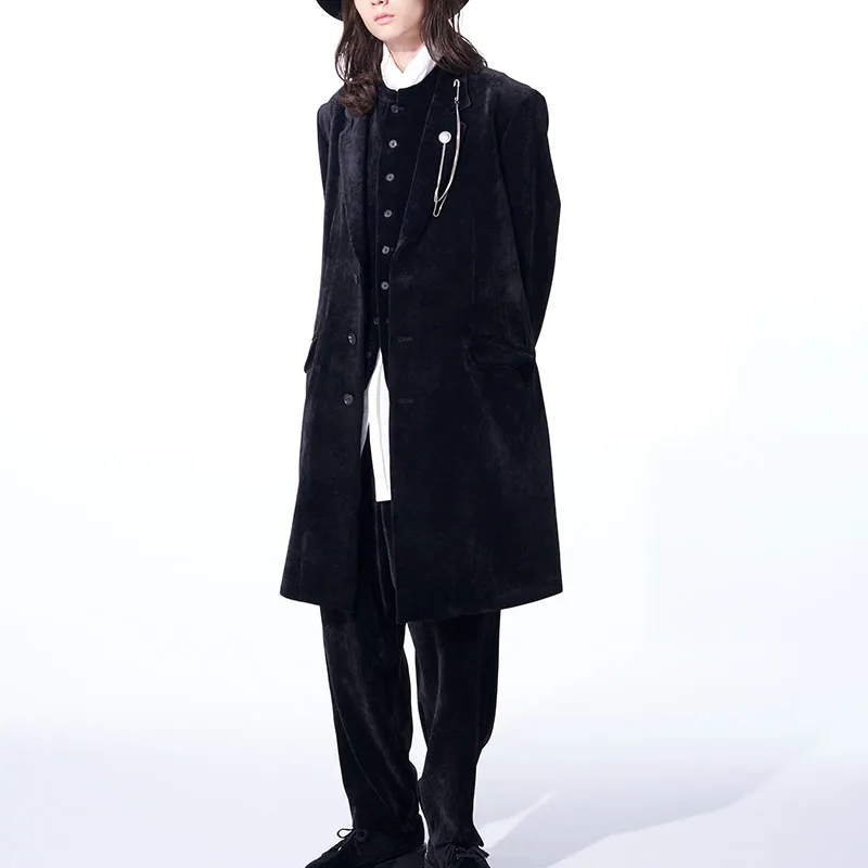 Yohji Yamamoto Coats Unisex Black-2