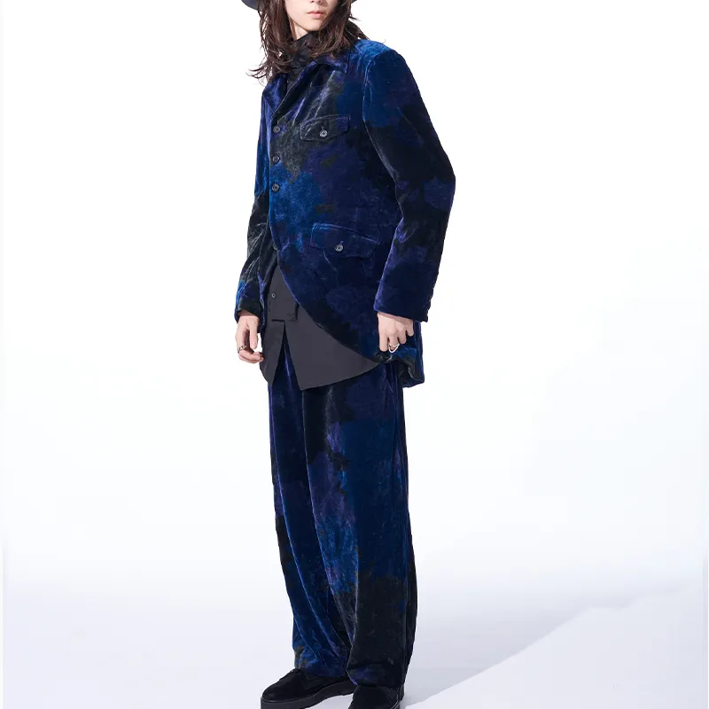 Yohji Yamamoto Jackets Unisex Blue-4