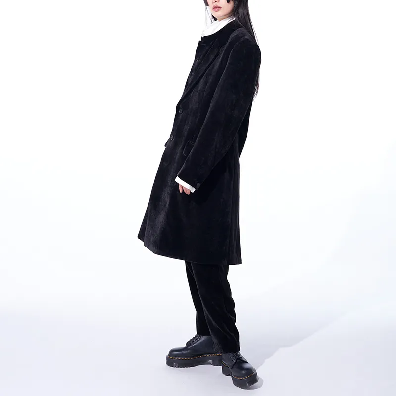 Yohji Yamamoto Coats Unisex Black-6