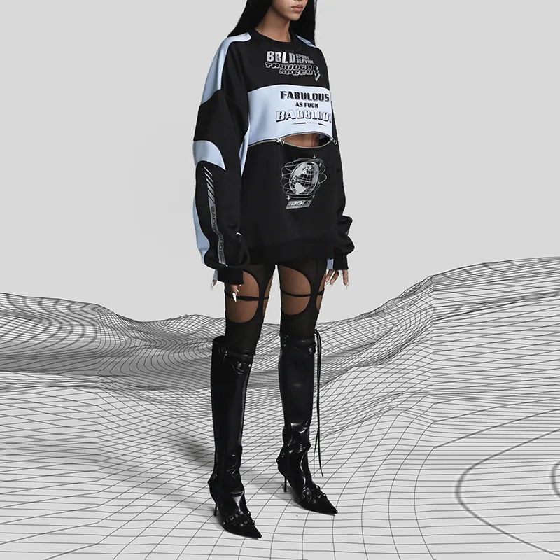 Badblood Sweatshirts Unisex Blue-4