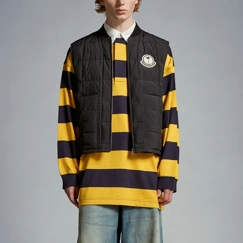 Palm Angels X MONCLER GENIUS MONCLER GENIUS X PALM ANGEL Vests Unisex Black-3