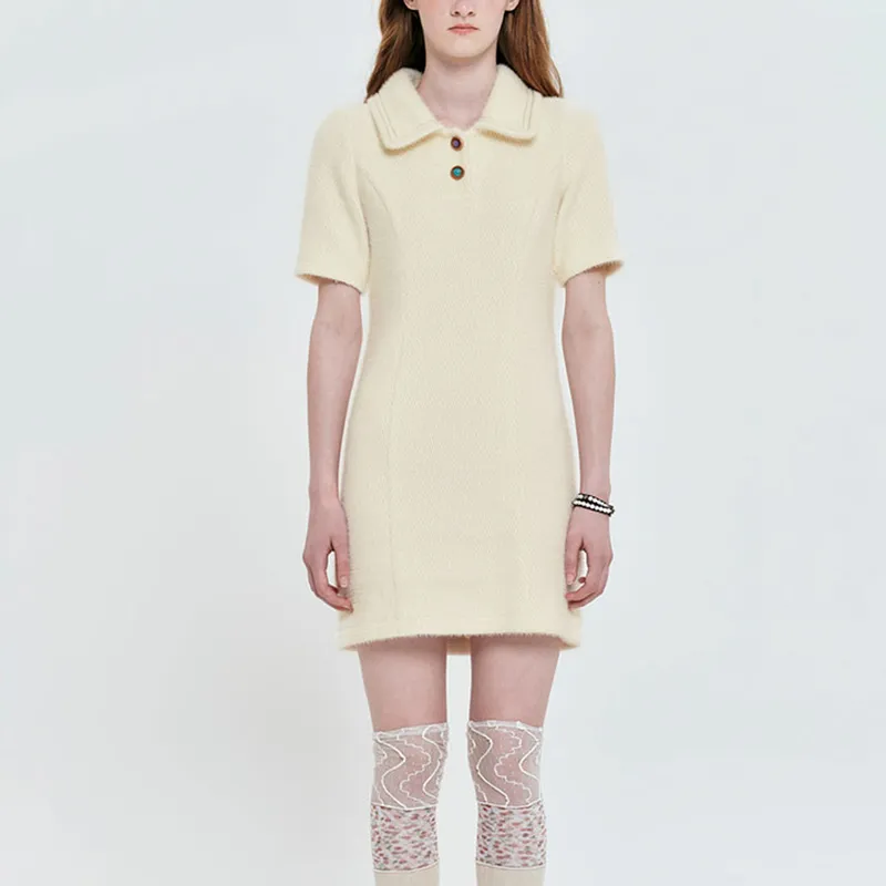 KIRSH Short Sleeved Dress Women's Ivory-1