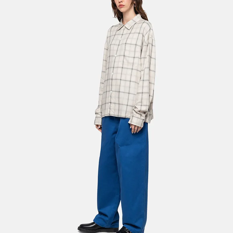 Stussy Shadow Plaid Rayon Shirt-8