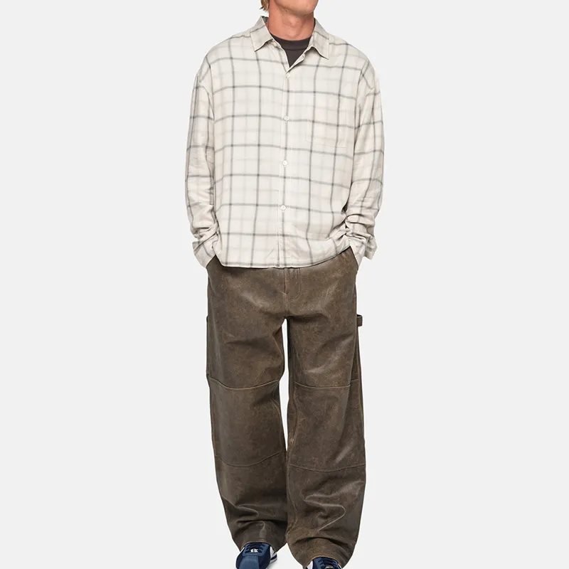 Stussy Shadow Plaid Rayon Shirt-9