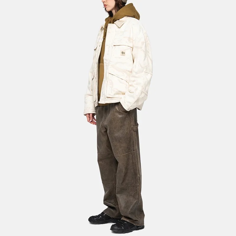 Stussy Distressed Canvas Shop Jacket-4