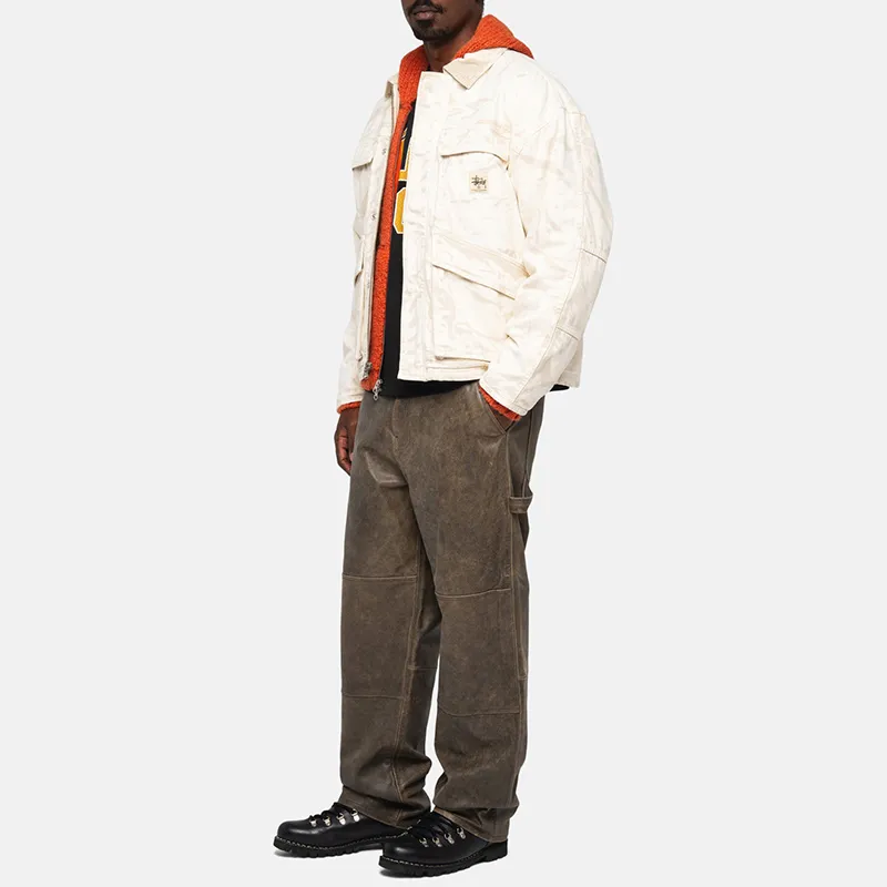 Stussy Distressed Canvas Shop Jacket-3