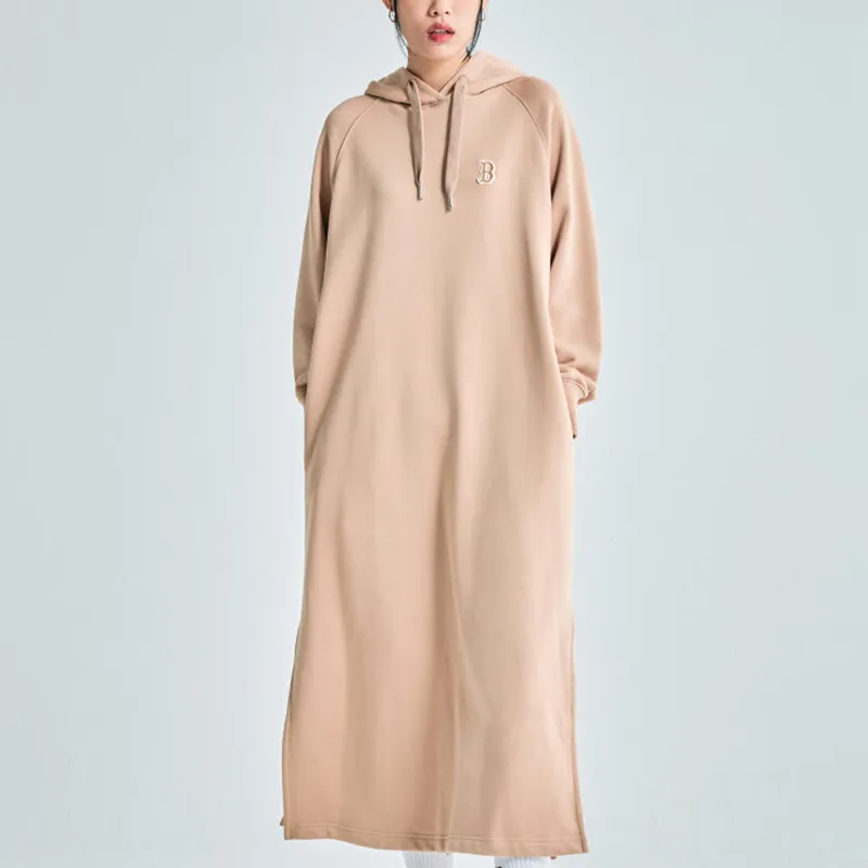 MLB Long Sleeved Dresses Women's Khaki-3