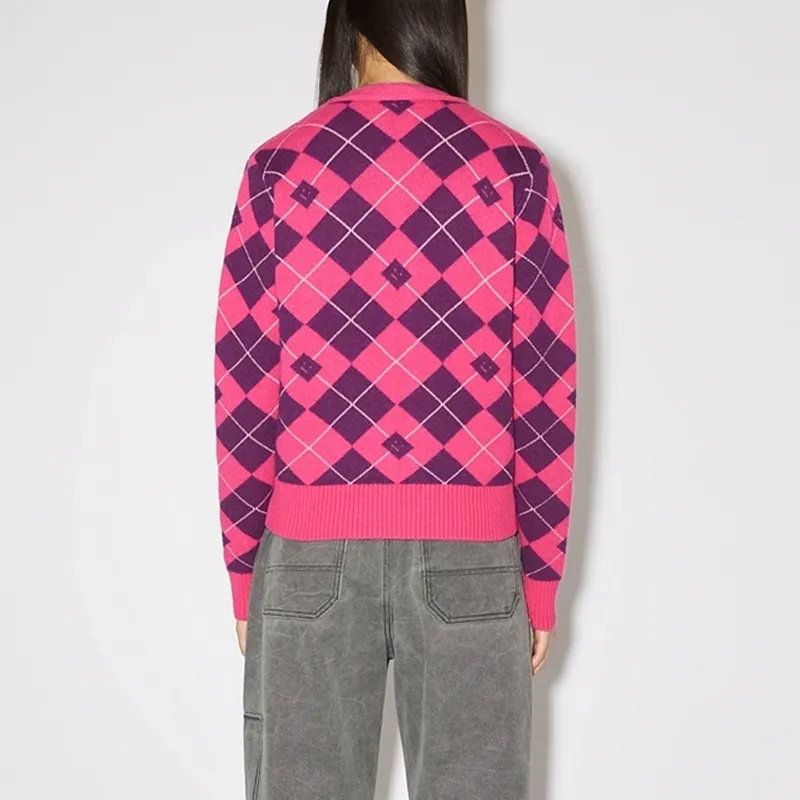 Acne Studios FW23 Sweater Unisex Bright Pink-2