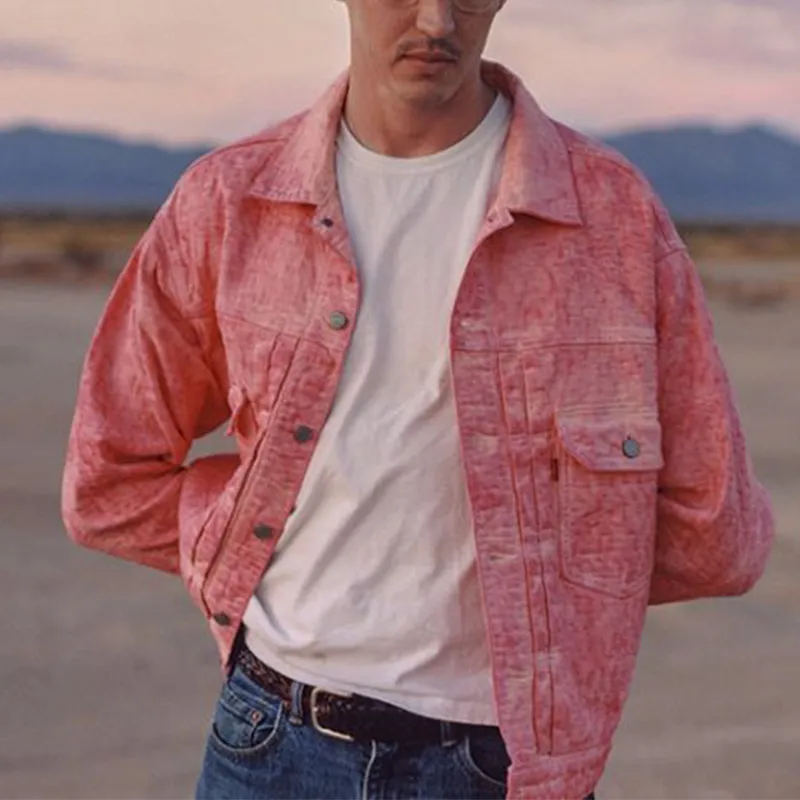 Stussy X Levi's Dyed Jacquard Jacket-2