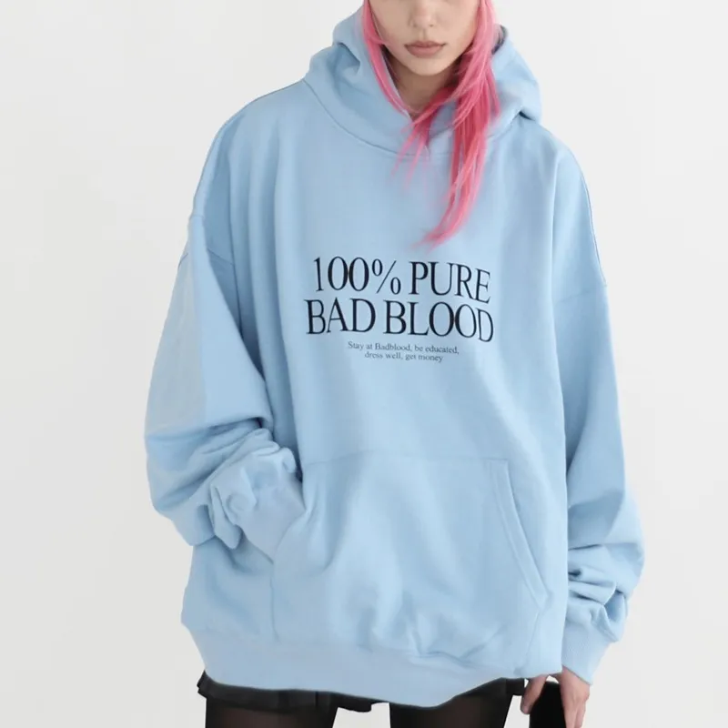 BADBLOOD Sweatshirt Unisex Blue-3