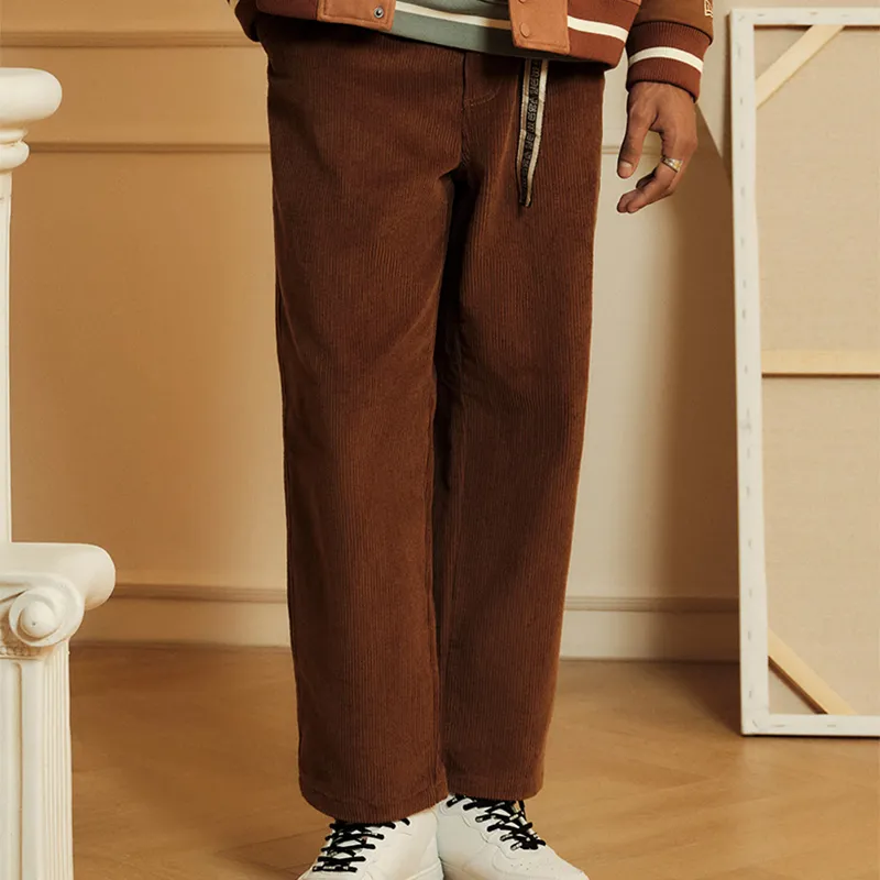 New Era FW23 Ancient Civilization Reconstruction Collection Casual Pants Unisex Brown-2