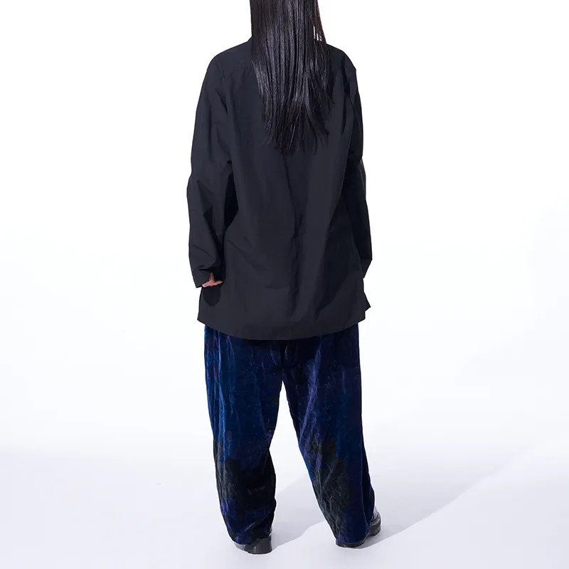 Yohji Yamamoto Casual Pants Unisex Navy-4