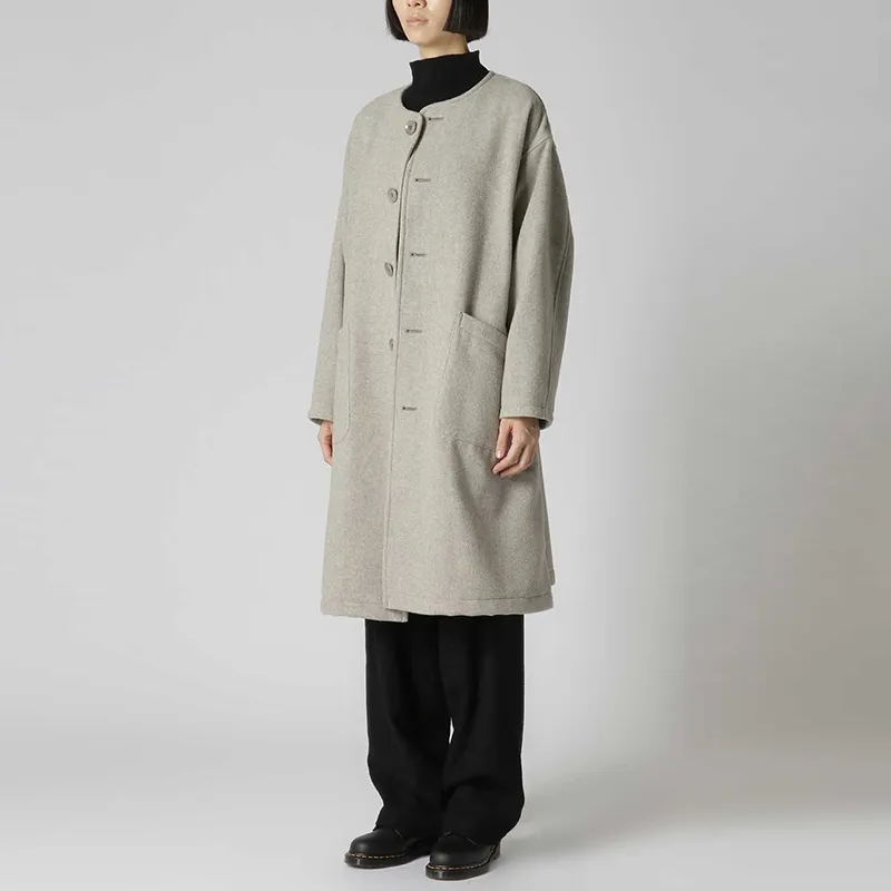 Yohji Yamamoto Y's FW23 Coats Women's Light Gray-4