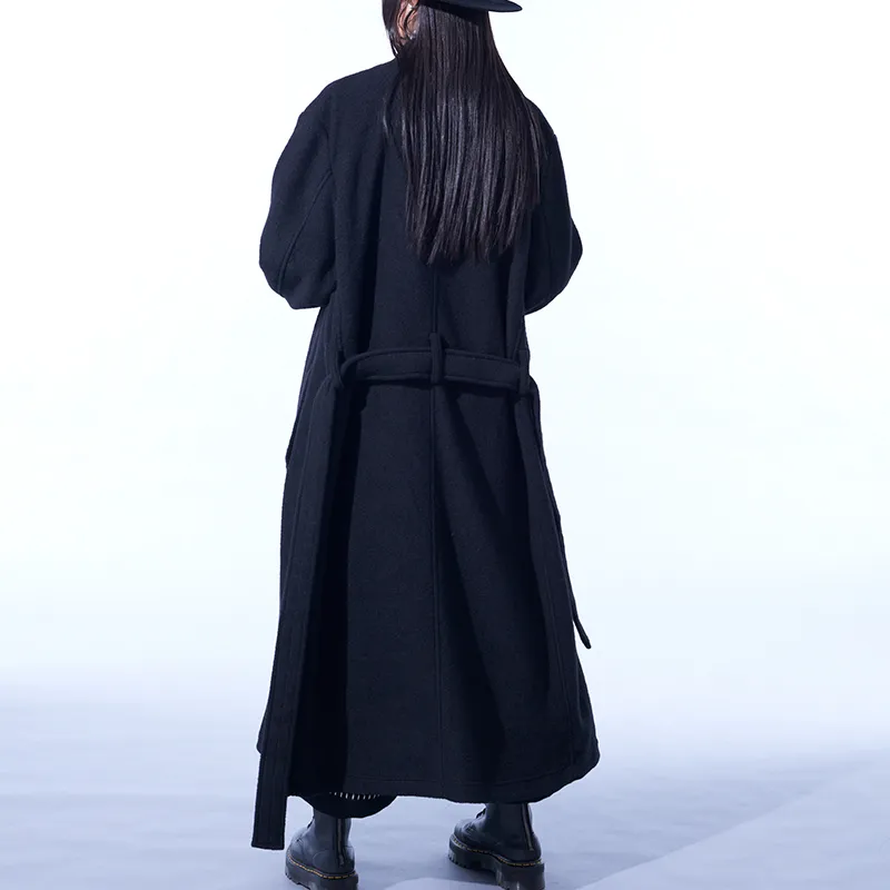 Yohji Yamamoto Coats Unisex Black-3