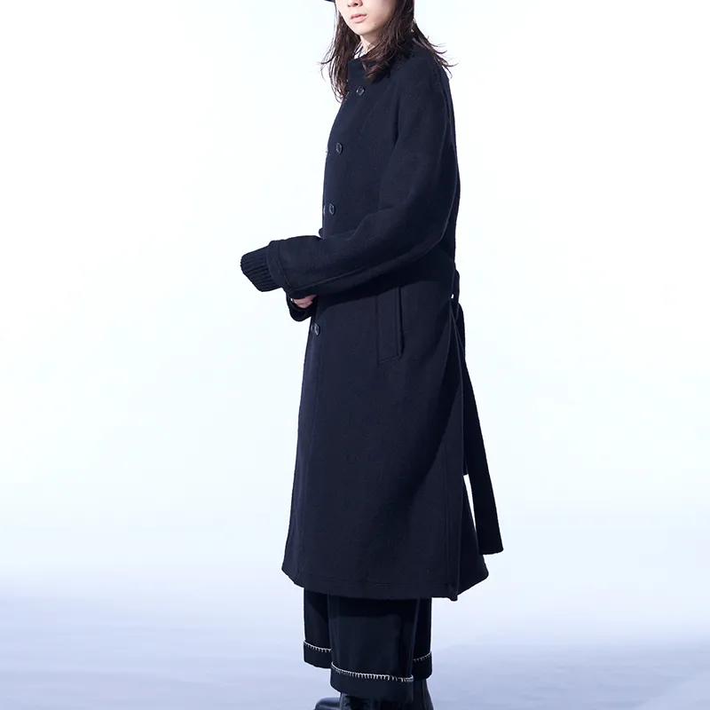 Yohji Yamamoto Coats Unisex Black-4