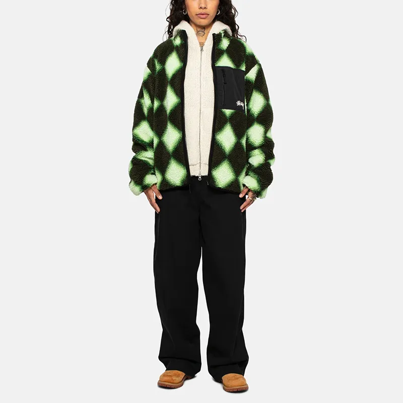 Stüssy Diamond pattern Jacket-15