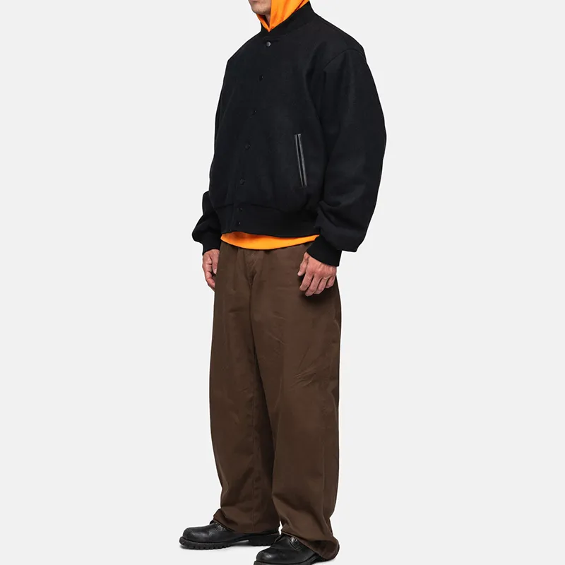 Stussy Sport Melton Varsity Jacket-4