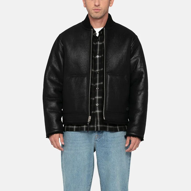 Stussy Shearling Bomber-4