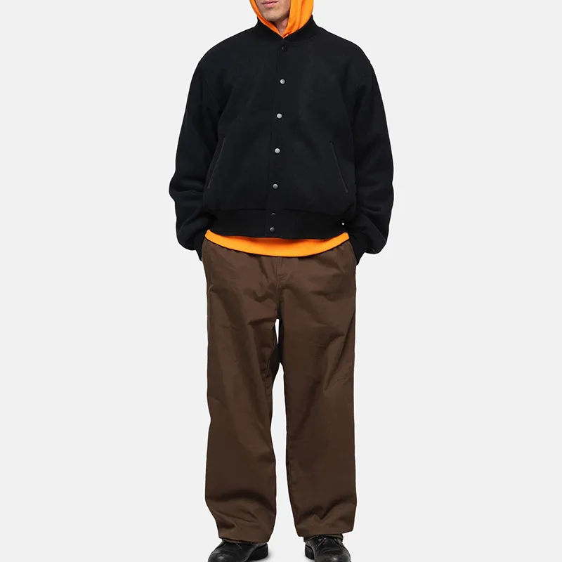 Stussy Sport Melton Varsity Jacket-2