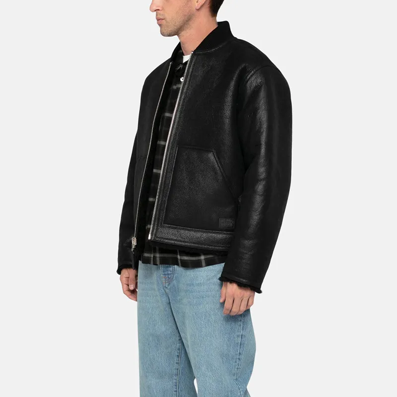 Stussy Shearling Bomber-7
