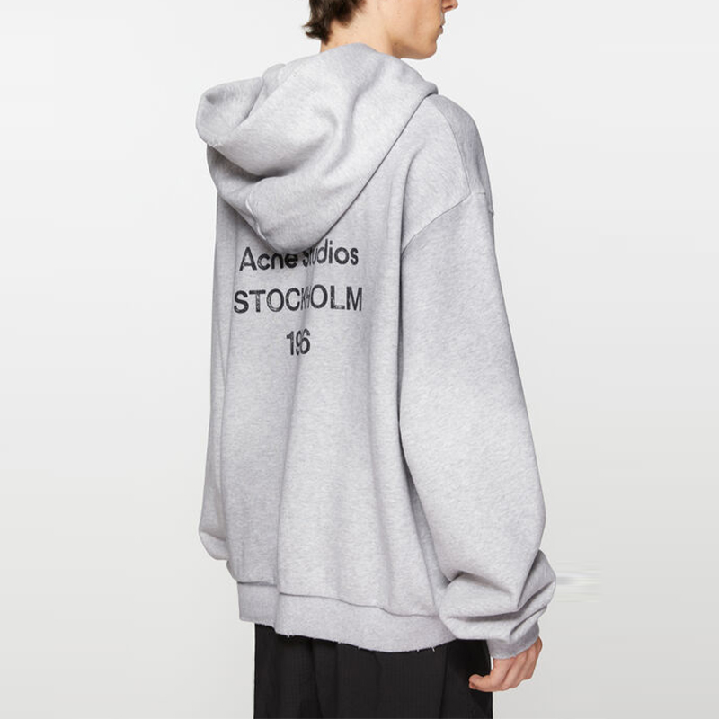 Acne Studios Logo Hooded Sweater - POIZON Acne Studios Logo Hooded Sweater - POIZON