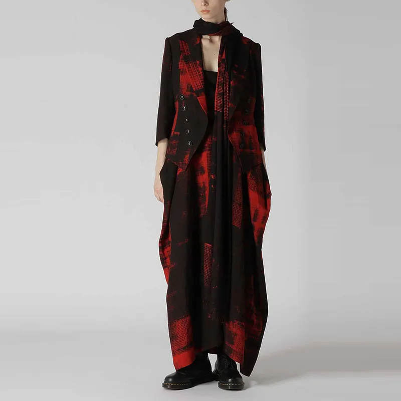 Yohji Yamamoto Y's SS24 Jackets Coats Unisex Russet-2