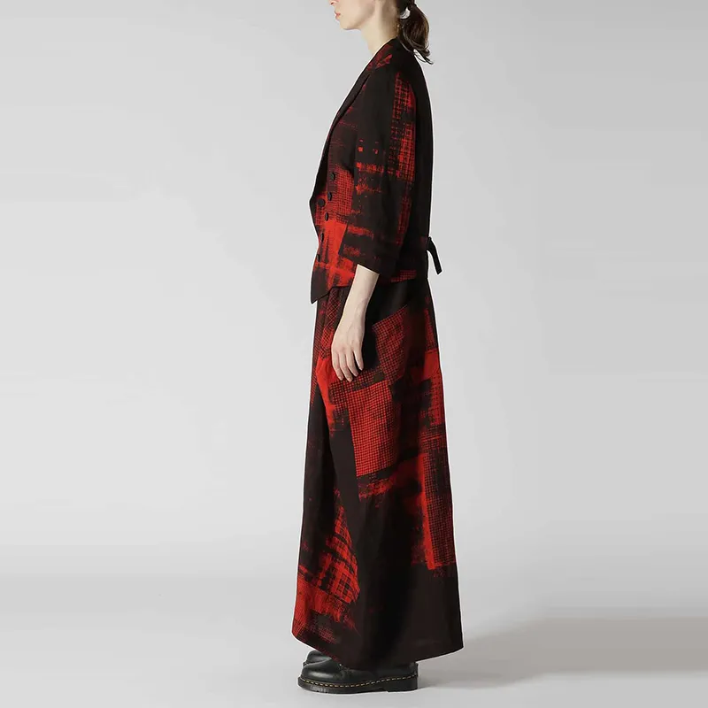 Yohji Yamamoto Y's SS24 Jackets Coats Unisex Russet-5