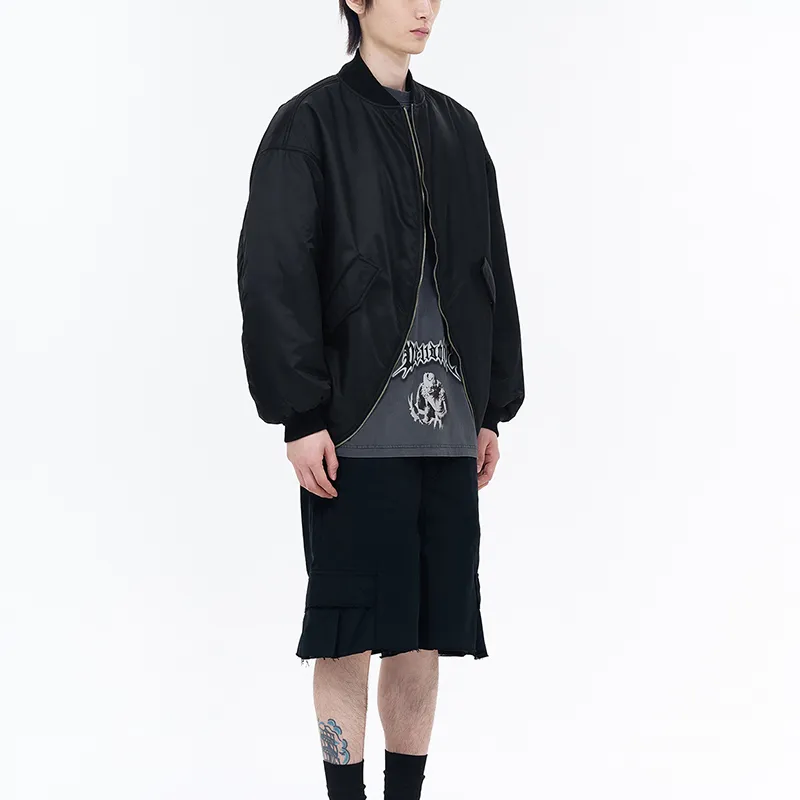 WE11DONE Zip up Bomber Jacket-4