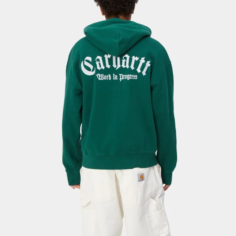 Carhartt WIP Logo Embroidered Drawstring Hoodie-4