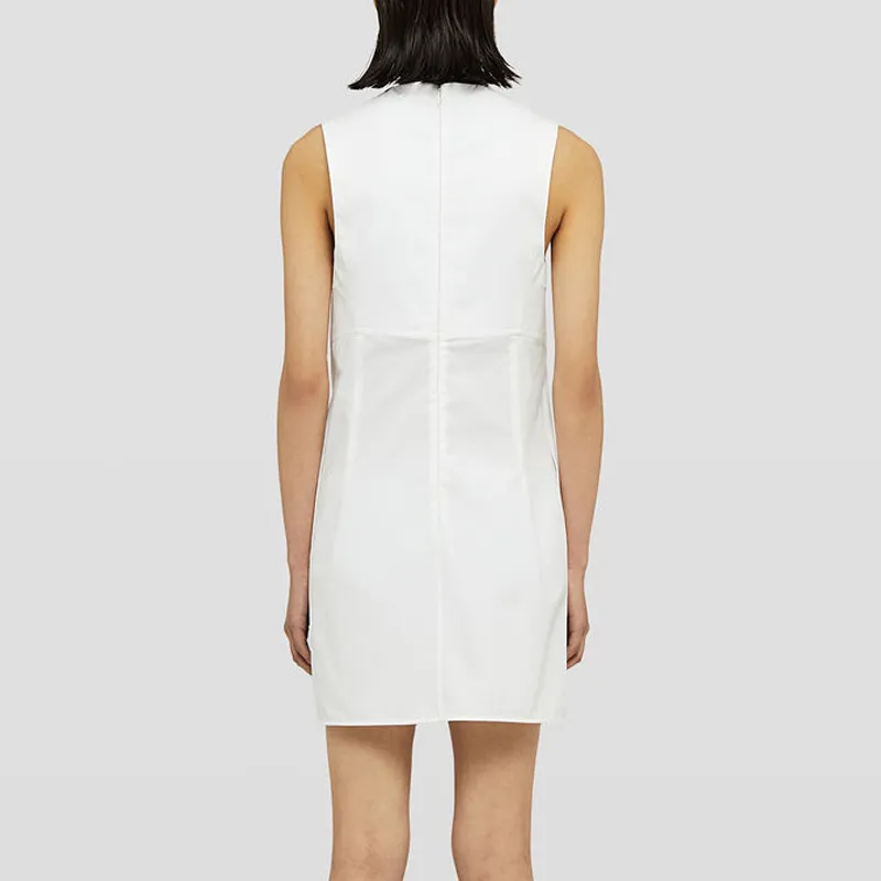 JIL SANDER Panelled Cotton Minidress-2
