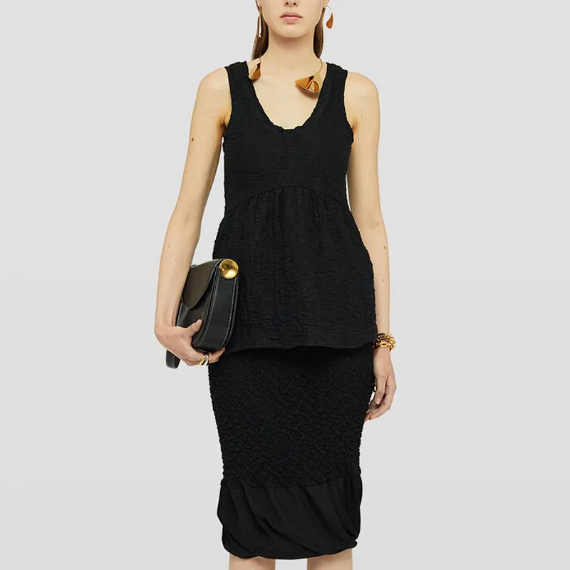 JIL SANDER Tank Tops Women's Black-1