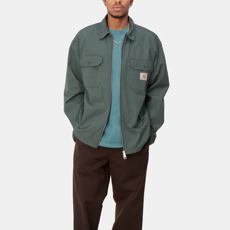 Carhartt WIP FW23 Craft Zip Shirt Men's Green-3