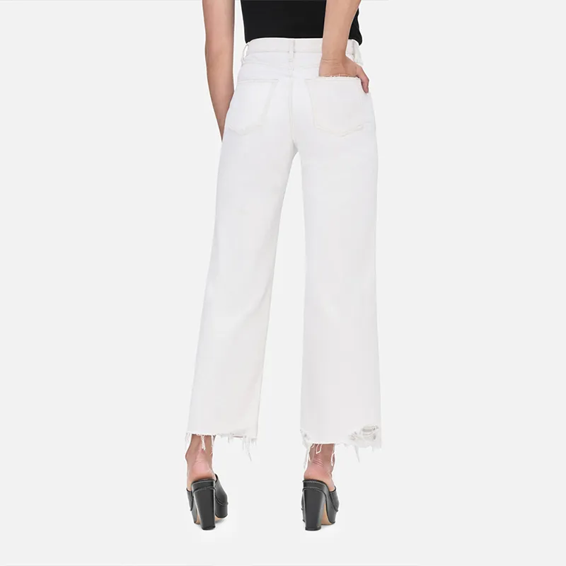 FRAME The Relaxed High rise Straight Jeans-3