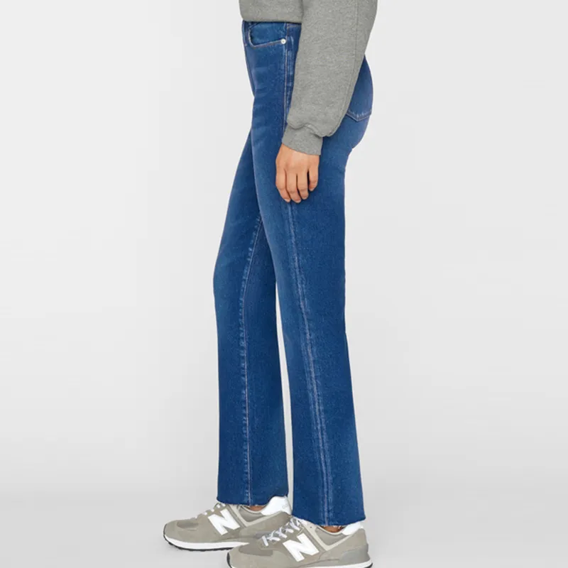 FRAME High rise Straight leg Jeans-3