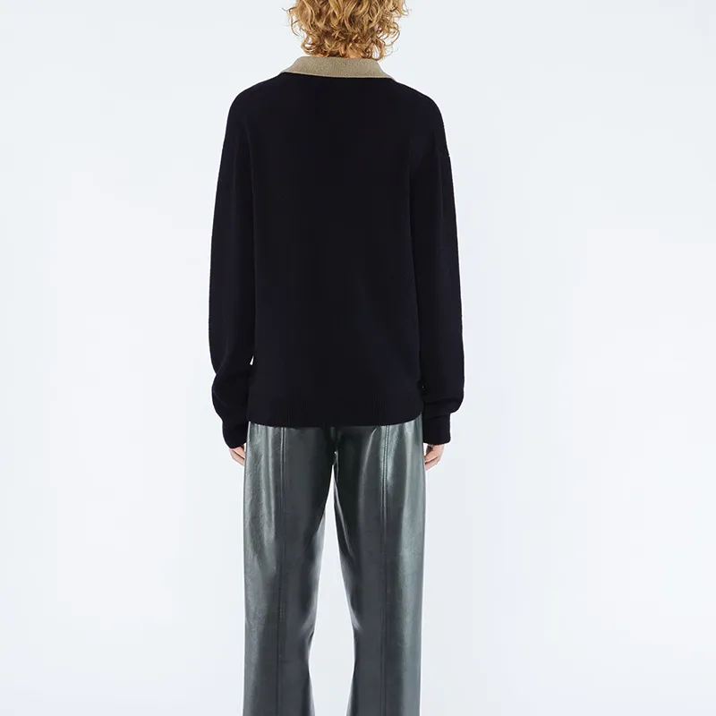 NANUSHKA Polo-neck Knitted Jumper-2