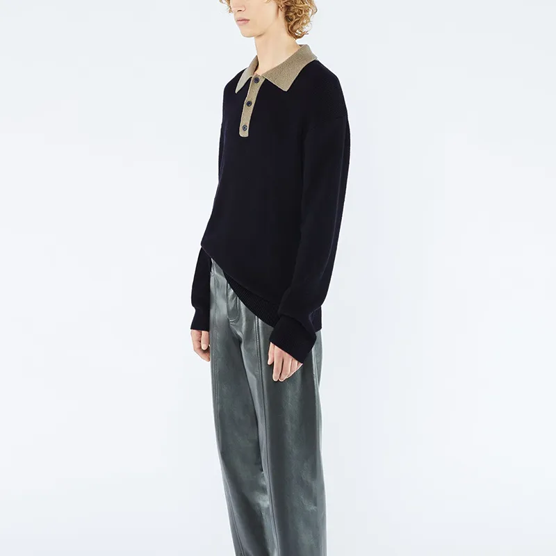 NANUSHKA Polo-neck Knitted Jumper-3